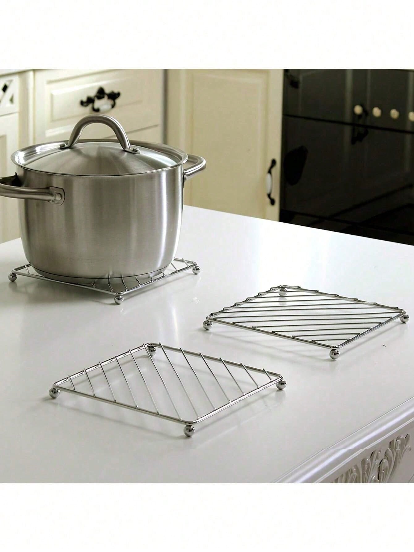 4pcs Stainless Steel Coasters
