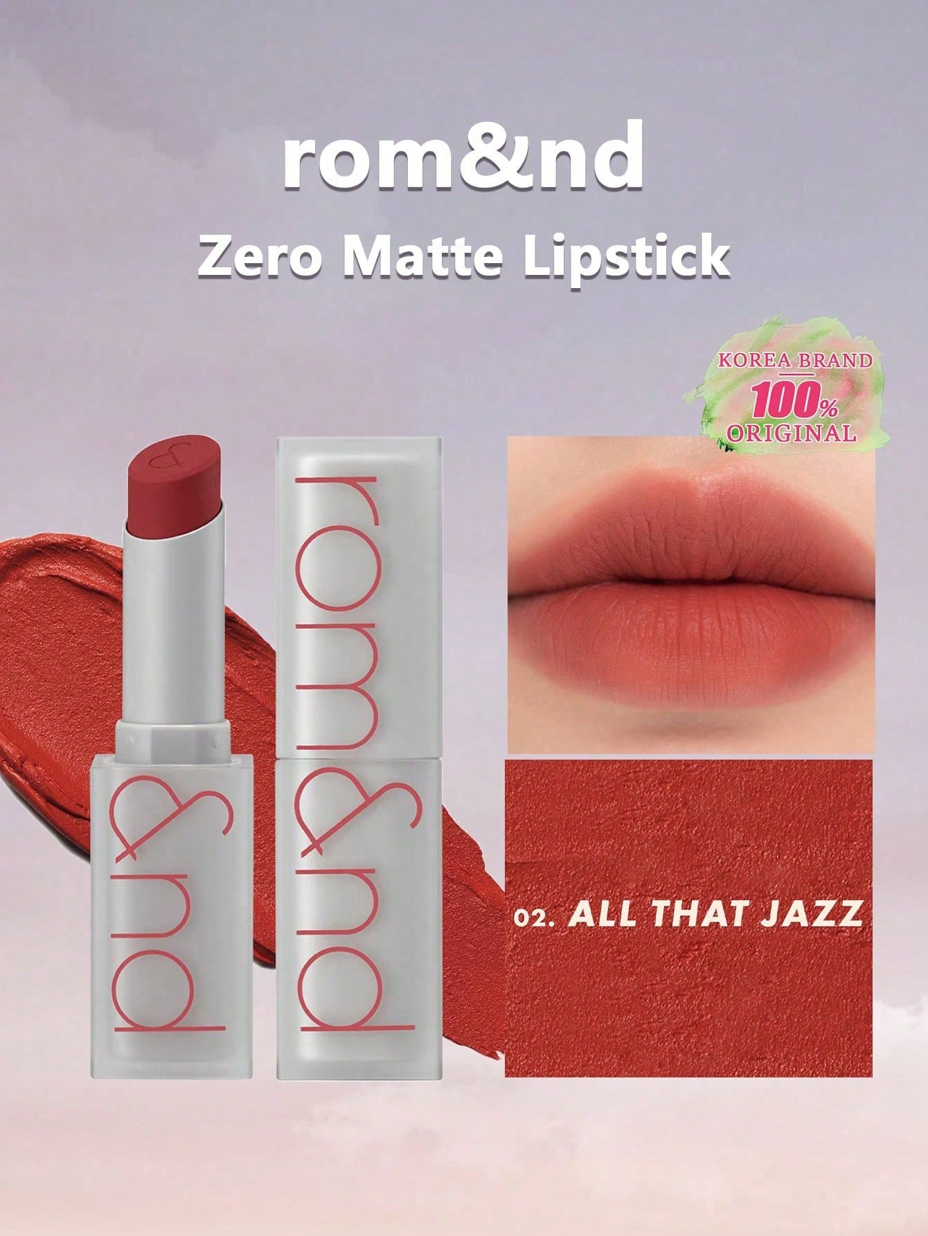 Rom&nd ZERO MATTE LIPSTICK #2 ALL THAT JAZZ