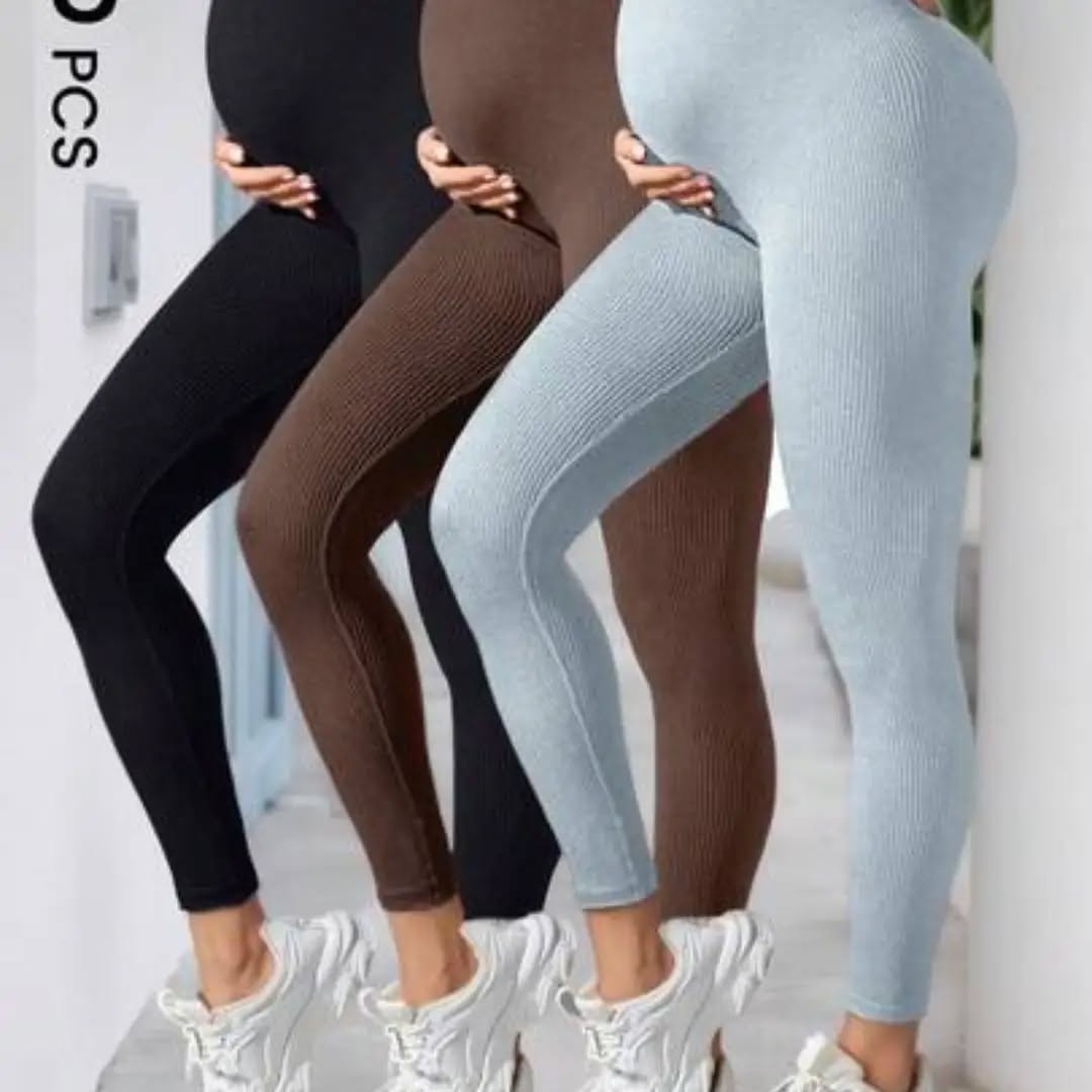 3pcs Maternity Casual Leggings Set
