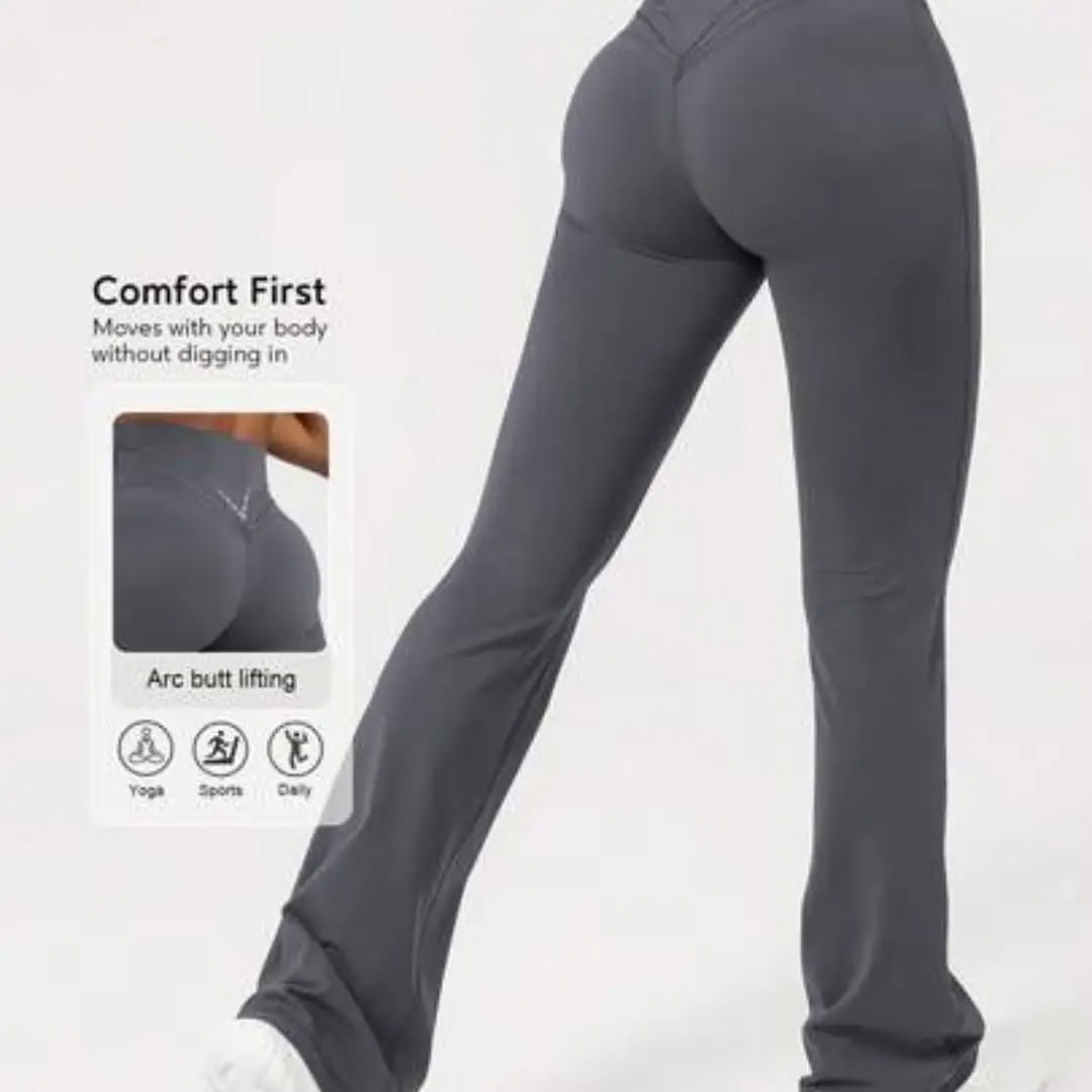 Sodalemon Women'S Tight Dance Flared Yoga Sports Pants Tights Spring