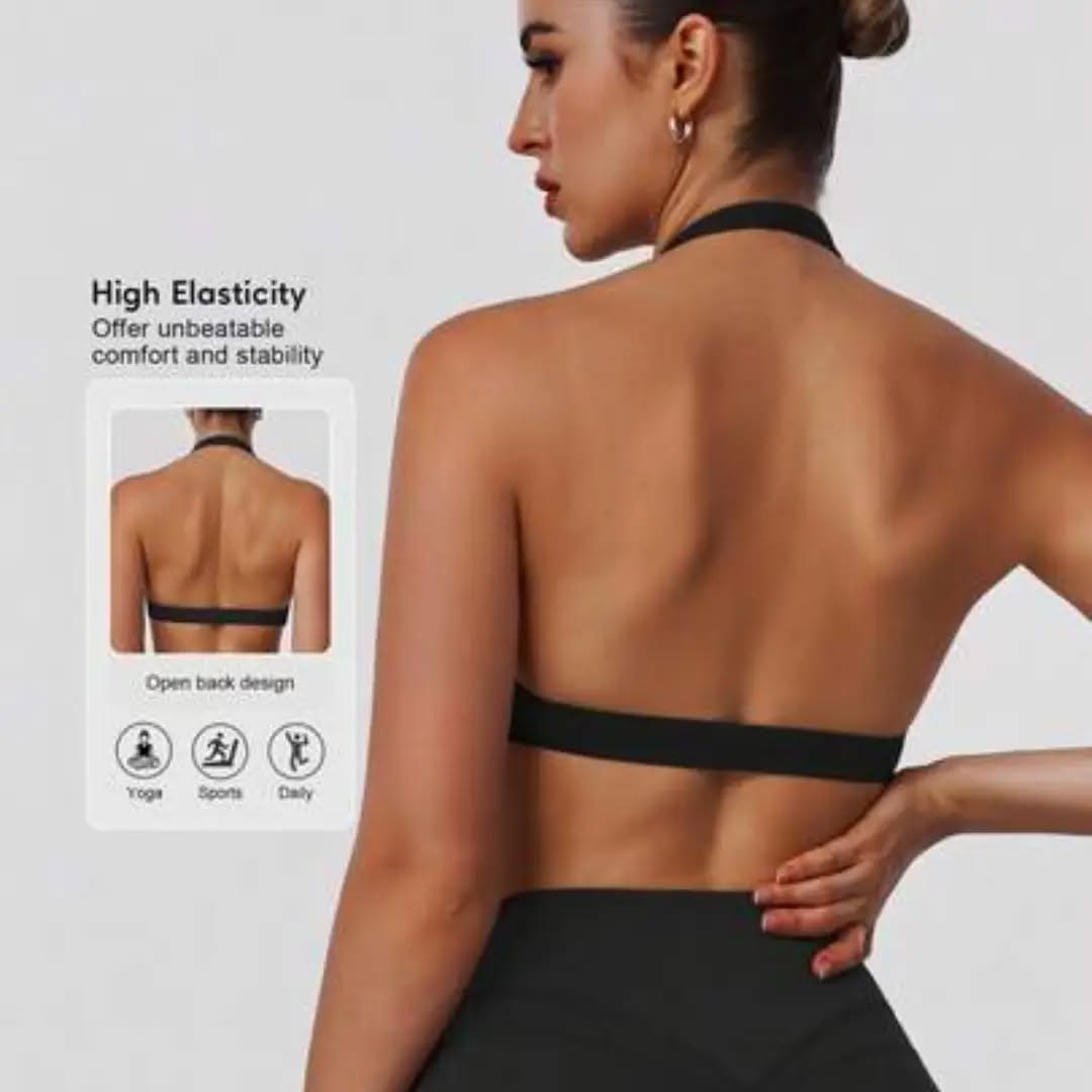 Sodalemon Women's Twist Back Workout Top